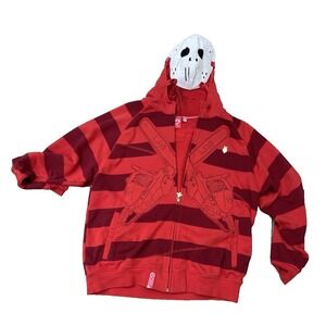 Friday the 47th Krueger/Jason Hoodie Mens XL Hoody LRG Lifted Research Group Red